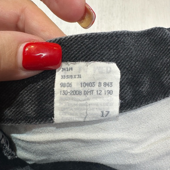 Vintage Riders Denim Jeans Women’s 14 Med USA Made Black High Rise Straight - Picture 11 of 12